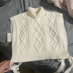 White Turtleneck Sweater